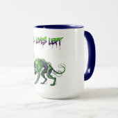 Nine Lives Left Black Cat Halloween Mok (Voorkant rechts)