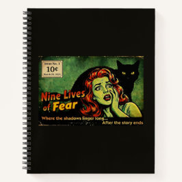 Nine Lives of Fear – Uitgave Nr. 1 Retro Horror No Notitieboek