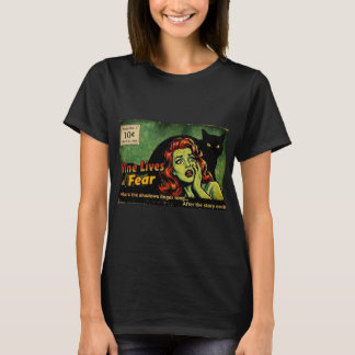 Nine Lives of Fear – Uitgave Nr. 1 Retro Horror Po T-shirt