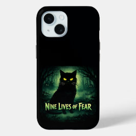 Nine Lives of Fear – Zwarte Kat iPhone 15 Case