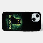 Nine Lives of Fear – Zwarte Kat Case-Mate iPhone Case (Achterkant (horizontaal))
