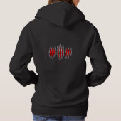 Nine Lives of Fear – Zwarte Kat Hoodie (Achterkant)