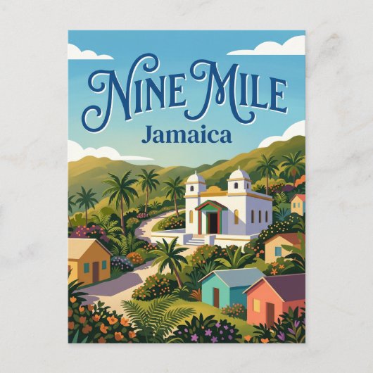 Nine Mile Jamaica Briefkaart (Voorkant)