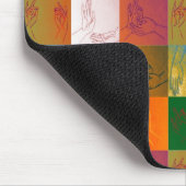 Nine Mudras Mousepad Muismat (Hoek)
