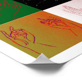 Nine Mudras Poster A (Hoek)