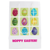 Nine paaseieren medium cadeauzakje (Achterkant)