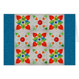 Nine Patch Heart Quilt