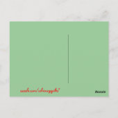 Nine Patch Heart Quilt Briefkaart (Achterkant)