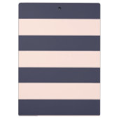 Nine Photo Collage | Blush roze en marine Klembord (Achterkant)