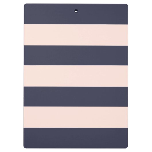 Nine Photo Collage | Blush roze en marine Klembord (Achterkant)