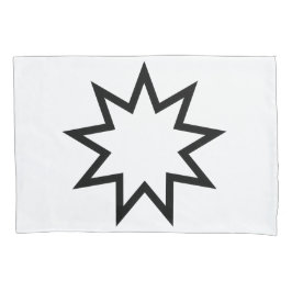 Nine-Pointed Star (symbool van de Bahai Faith) Kussensloop