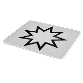 Nine-Pointed Star (symbool van de Bahai Faith) Snijplank (Hoek)