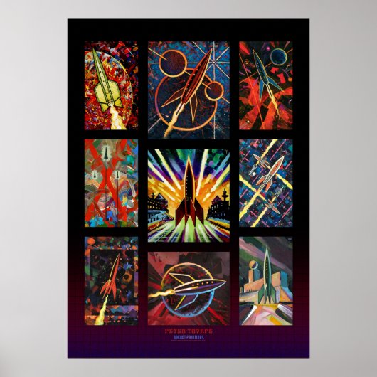 Nine Rockets Poster (Voorkant)