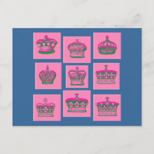 Nine Royal Crowns Tshirts, Gifts Briefkaart