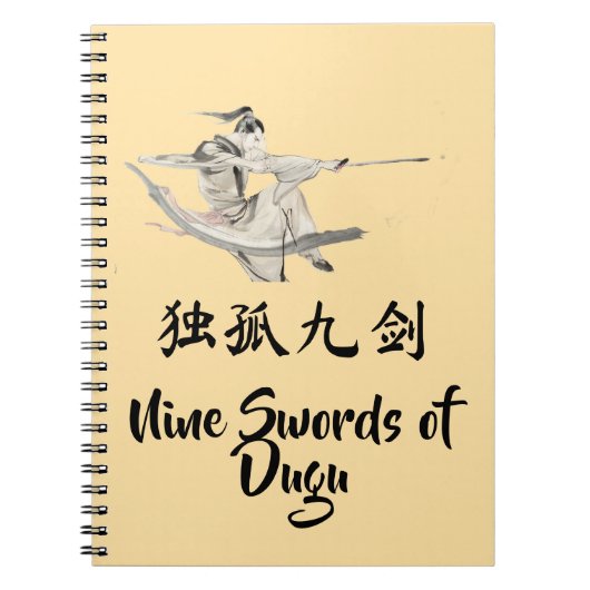 Nine Swords of Dugu Notebook Notitieboek (Voorkant)