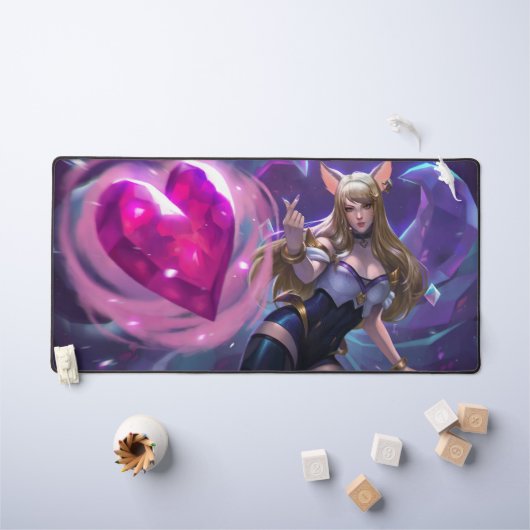 Nine Tail Fox Deskmat |  bureaumat (Kindertafel)