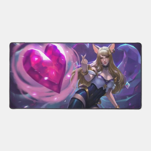 Nine Tail Fox Deskmat |  bureaumat (Voorkant)