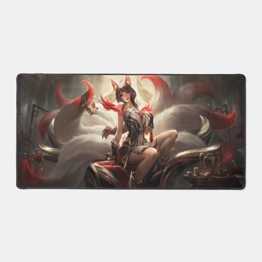 Nine Tail Fox Deskmat |  bureaumat (Voorkant)