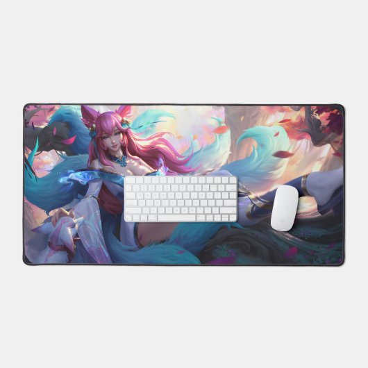 Nine Tail Fox Deskmat |  bureaumat (Keyboard & Muis)