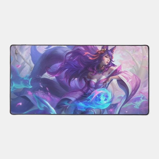 Nine Tail Fox Deskmat |  bureaumat (Voorkant)