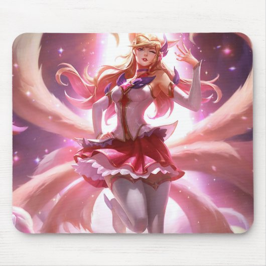 Nine Tail Fox Mousepad |  mousepad Muismat (Voorkant)