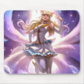 Nine Tail Fox Mousepad |  mousepad Muismat (Voorkant)