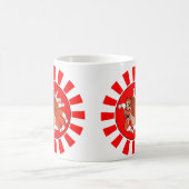 Nine Tailed Red Fox (Kitsune) Koffiemok (Center)