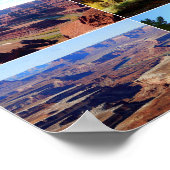 Nine Utah Landmarks Poster (Hoek)