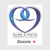 Nine's Path 9 Love Seal doorzichtige sticker (Vel)