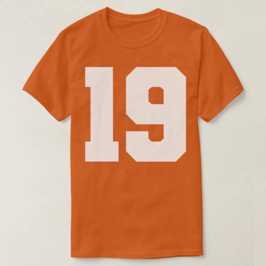 Nineteen T-shirt (Design voorkant)