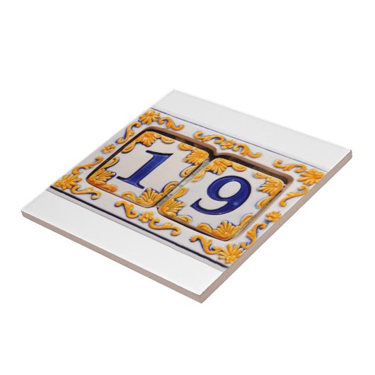 Nineteen Tegeltje (Zijkant)