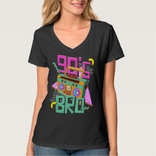 Nineties Bro Retro jaren '90  muziek jaren '90 T-shirt