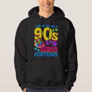 Nineties Disco Kostuum Party Muziek Retro 90s Hoodie