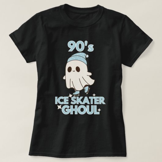 Nineties schaatser Ghoul Halloween T-shirt (Design voorkant)