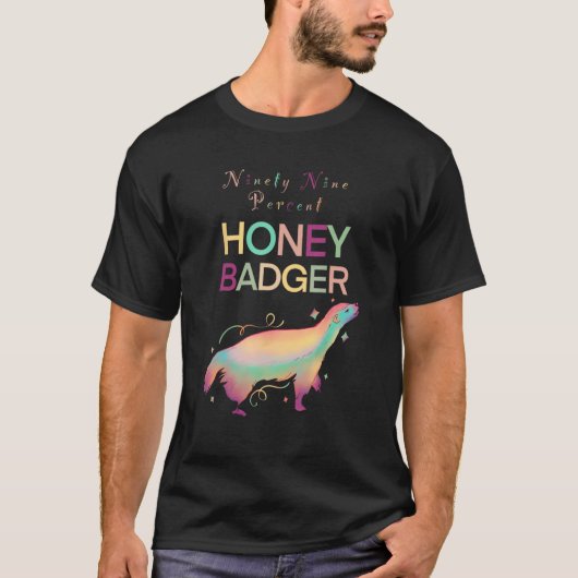 Ninety Nine Percent Honey Badger T-shirt (Voorkant)