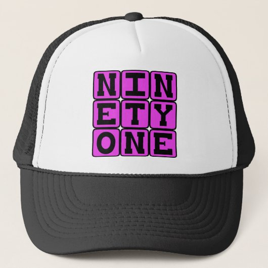 Ninety One, Nummer 91 Trucker Pet (Voorkant)