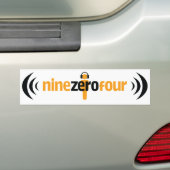 NineZeroFour Bumpersticker (Op auto)