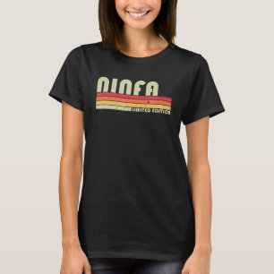 NINFA-naam Persoonlijke Retro  80S 90S geboorte T-shirt