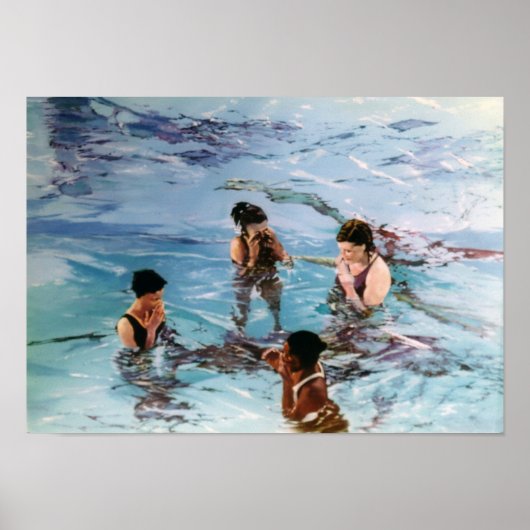 Ninfas en el agua/Nymphs in het water Poster (Voorkant)