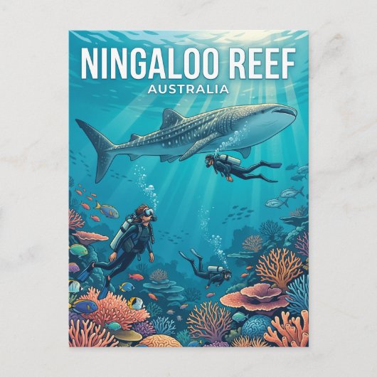 Ningaloo Reef Australië Briefkaart (Voorkant)