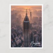 Ningbo China Art reizen beroemde plaats Briefkaart (Voorkant)