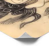 Ningyo-no-zu-Bunka (zeemeermin) Poster (Hoek)