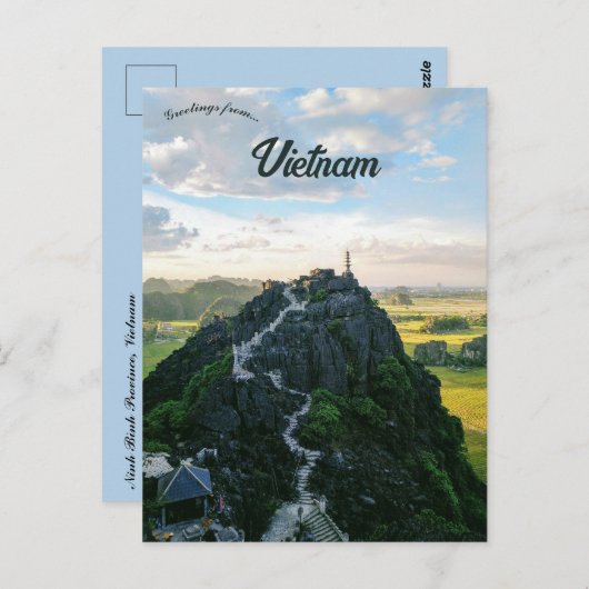 Ninh Bình Province, Vietnam Briefkaart (Voorkant / Achterkant)