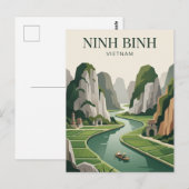 Ninh Binh Vietnam Briefkaart (Voorkant / Achterkant)
