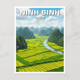 Ninh Binh Vietnam Reizen Briefkaart