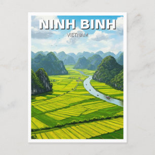 Ninh Binh Vietnam Reizen Briefkaart
