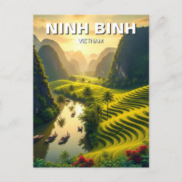 Ninh Binh Vietnam Reizen Briefkaart