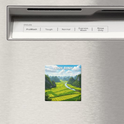 Ninh Binh Vietnam Reizen Magneet (Insitu (Vaatwasser))