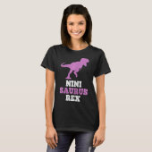 Nini-saurus Rex Dino Dinosaur Ninisaurus Grappig T-shirt (Voorkant volledig)