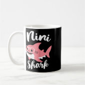 Nini Shark Moederdag Grandma Funny Koffiemok (Links)